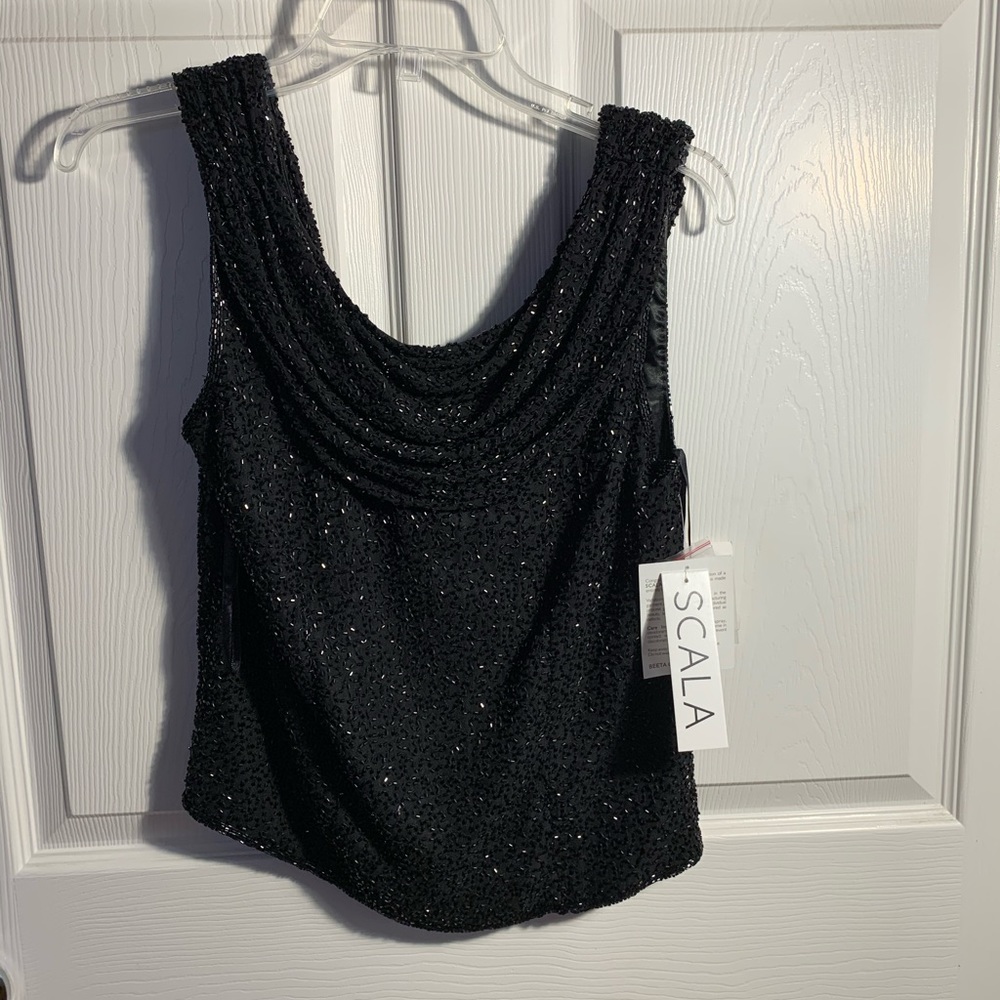 Sequin Scala Tank Top